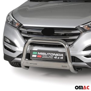 Hyundai Tucson Bull Bar - Omac - Steel - Silver - '16-'18